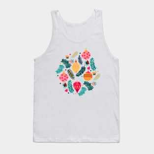 Colorful Christmas - Cream Tank Top